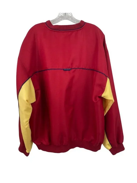 Cutter and Buck Colorblock Golf Mens Large Pullover Wind Rain Vintage 90s - Picture 2 of 11